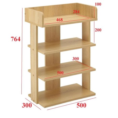 Stellage Nord No. 4, 500x300x764, Dub Sonoma-1
