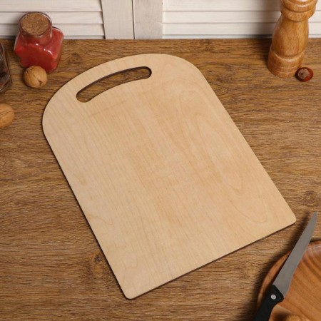 A set of boards of cutting double -sided, cylinder, neckline, 3 pieces-3