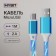 Mybit, microUSB - USB, dynamic LED backlight, 2 A, 1 m, only charging