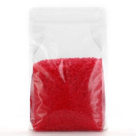Natural sea salt for a bath, 1 kg (1000 g), raspberry aroma, beauty pantry-3