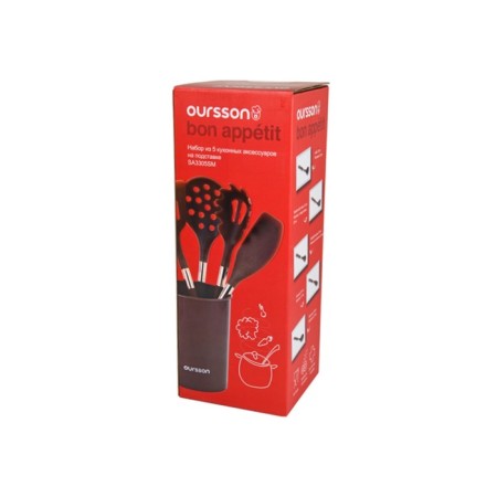 A set of kitchen accessories Oursson Color Helpers SA3305SM/BR-4