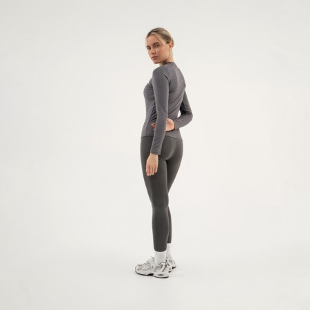 Rashgard Female with a long sleeve, basic, size XL (50), gray color-5
