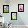 Paspartt frame size 35 × 26 cm, transparent sheet, adhesive tape, black color