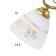 Elor chandelier 3he27 40W gold 58x26 cm