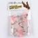 Carnival accessories, white, pink flowers