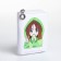 Children's wallet with lightning, white color