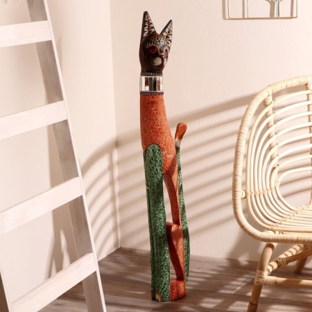 Souvenir tree "Cat in the mirror collar" 80x13x7 cm-1