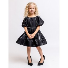 Dress for girls, height 122 cm, black color