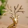 Souvenir "Deer" aluminum 18x15x16.5 cm