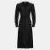 Women's dress minku: classic color black, size 42
