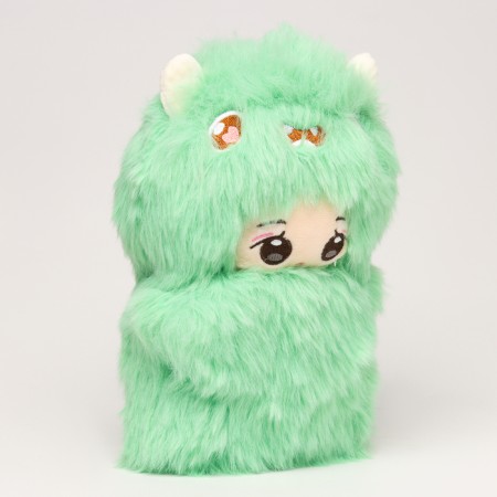 Soft toy "Doll" in a costume costume, 22 cm, green color-2