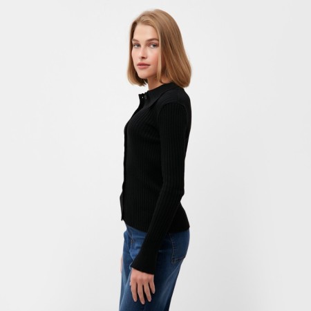 Jumper Women's Minaku: Knitwear Collection Black color, size 42-44-5