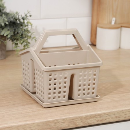 Table for cutlery "Loft", 15 × 16 × 16 cm, Latte color-1