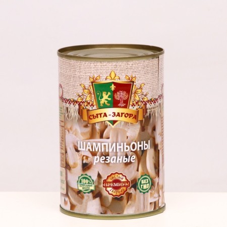 Cut champignons 425ml, railway