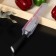 Knife for vegetables Venus kitchen shade, blade 9 cm, black color