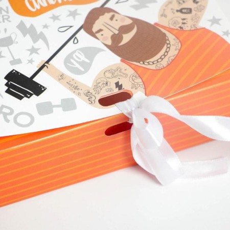 Gift folding box, packaging, “strongest”, 16.5 x 12.5 x 5 cm-2
