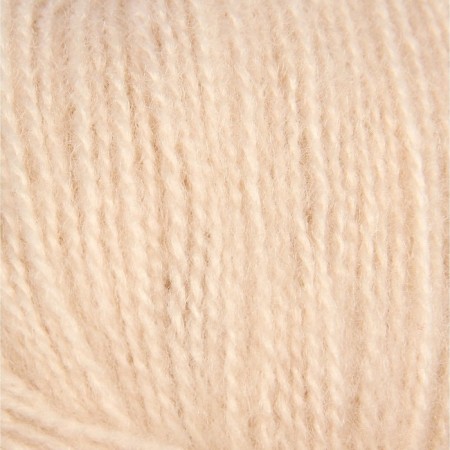 Yarn "Angora Real 40" 60% acrylic, 40% wool 430m/100g (67 milk-beige)