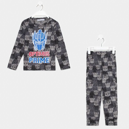Pajama children's for a boy transformer, height 98-104-4