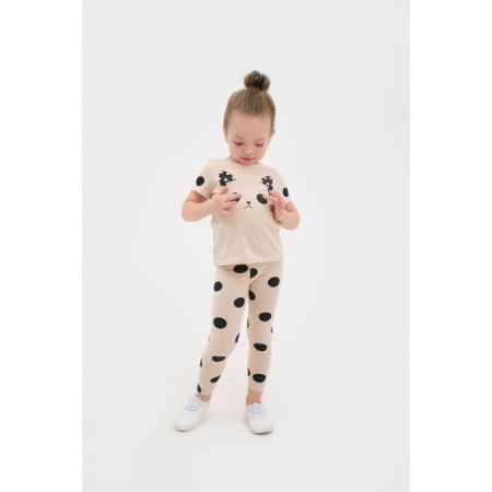 Футболка для девочки KAFTAN "Kitten" р.30 (98-104), бежевый-5
