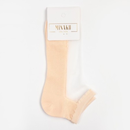 Women's socks glass minku beige color, rr 36-37 (23 cm)-3