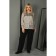 Female trousers, size 48, black color