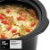 Slowly cooker KitFort KT-205, 120 W, 1.5 l, 3 modes, silver