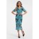 Dress lace, size 46, blue color