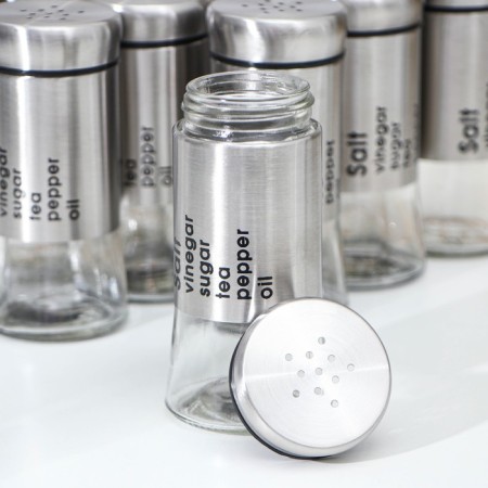 A set of containers for spices from glass "Style", 170 ml, 5.5 × 11 cm, 12 pcs-3