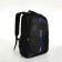 Youth backpack on a zipper, 4 pockets, black/blue color