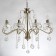 Causte "candle", size 75x86x75 cm, 480W 8xe14 IP 20
