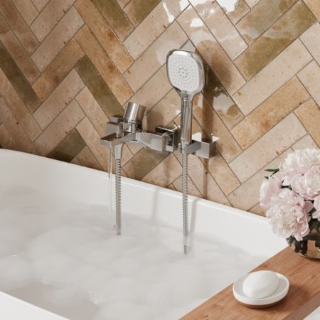 Wasserkraft Naab 8601 bath mixer, one -leaf, shower, brass-5