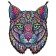 Figure puzzle "Mystical lynx" s