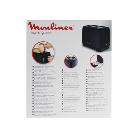Toster Moulinex LT2M0810, 850 W, 7 grip modes, 2 toasts, defrosting, black-5