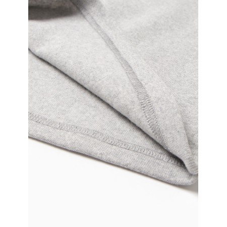 Baby Minaku turtleneck, color gray-melange, height 152 cm-3
