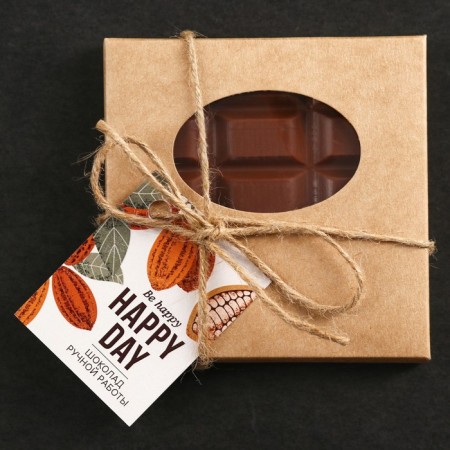 Milk chocolate "Happy Day" in an envelope with Schildik, 50 g.-4