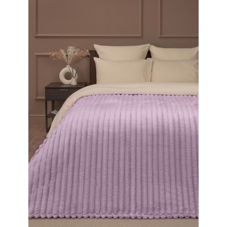 Texrepublic blanket, size 200x220 cm, lilac color