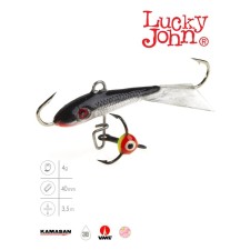Balancir Lucky John Fin 3 + tee, 4 cm, color 13h blister