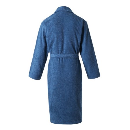 Terront Ethel bathrobe, male size 48-50 Blue color, 100% cotton, 320 g/m2-5