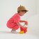 Sandwheel children's minku, coral color, height 62-68 cm