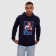 Hoody President Sports. Hockey, size l, blue color
