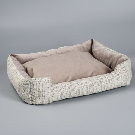 Lynchy-divan with a bilateral pillow, 53 x 42 x 11 cm, mix of flowers