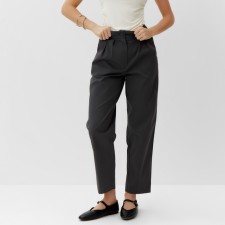 Women's pants Minaku: safari color graphite, river 42