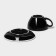 Coffee steam porcelain Magistro Coffee Time, 2 objects: a cup 300 ml, a saucer d = 15.5 cm, black color