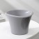 Kashpo for flowers with an insert "Lagoon", 600 ml, d = 13 cm, h = 9 cm, color gray color