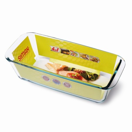 Simax baking form, deep, with handles, 1.5 liters