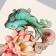Tattoo on the body color "delicate fish" 26.1x14.6 cm