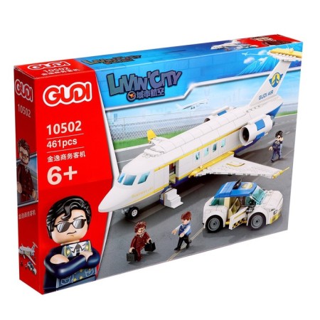 Designer city "Private Airplane", 461 details-2