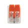 Universal compact terminal of QMS 221-412, 2-wire up to 4.0 mm² (20 pcs./Union) Rexant