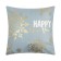 Case on the pillow Ethel "Snowflakes" 40x40 cm, 100% p/e, velor