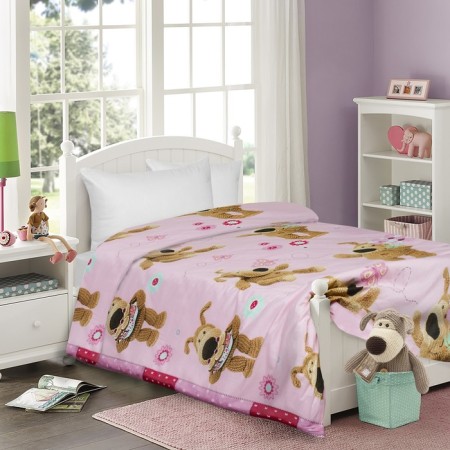 Mona Liza Kids Mona Liza Kidyeznik “Bear on Pink”, size 110x145 cm